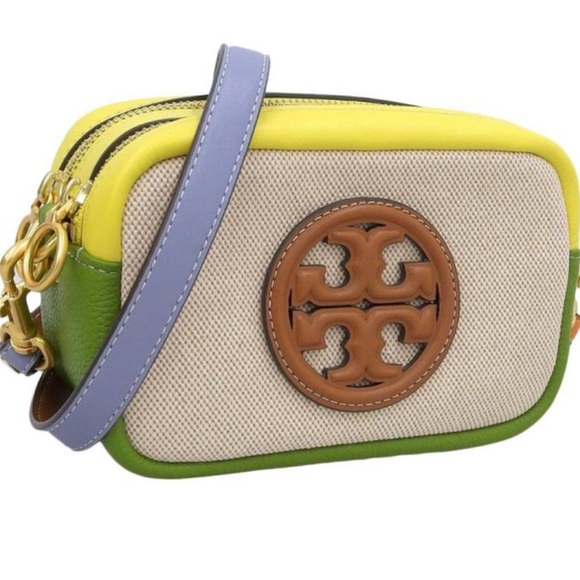 Tory Burch Handbags - Tory Burch Yellow and Green Crossbody Bag